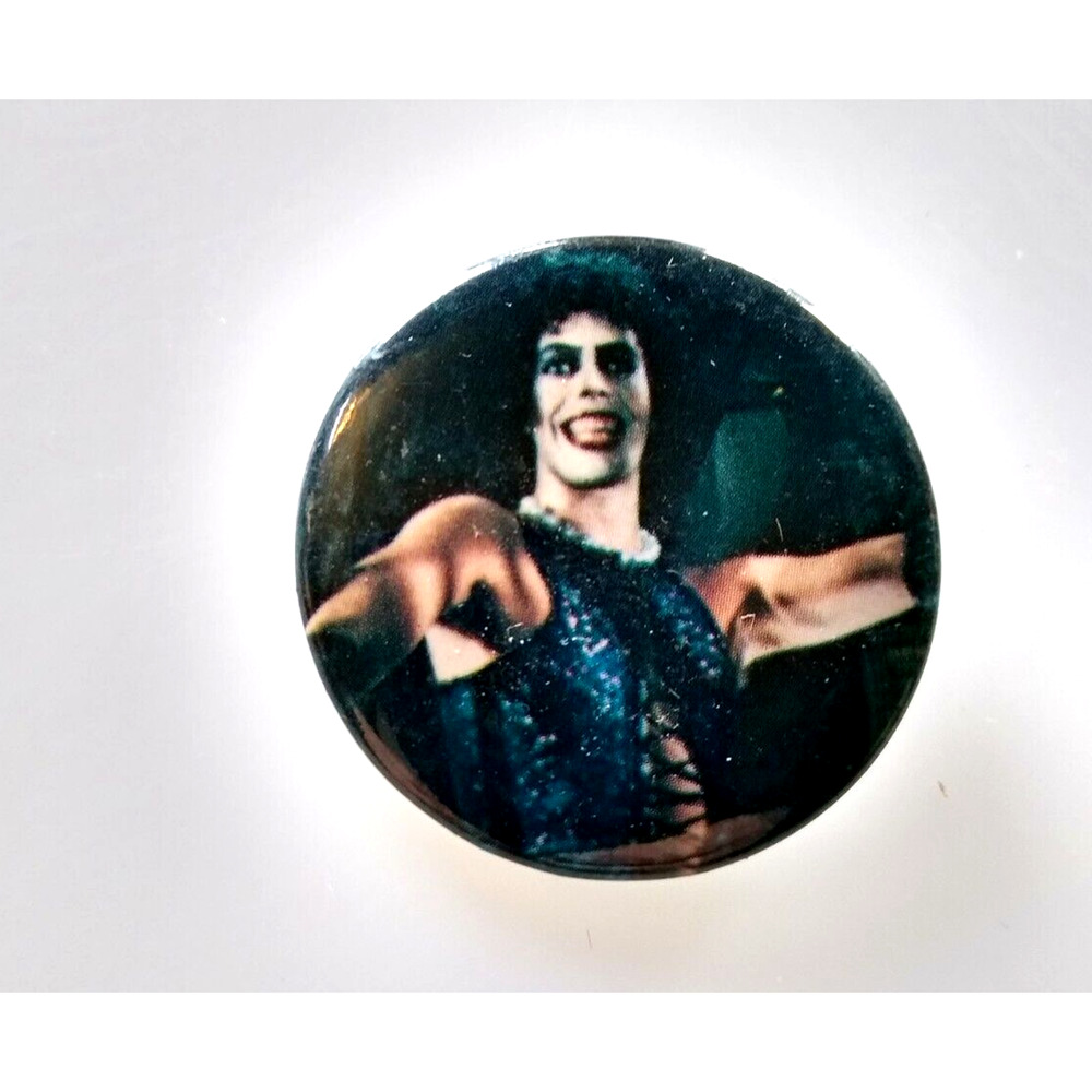 Rocky Horror Picture Show Tim Curry Licensed Button Badge Pin Frankenfurter 1983